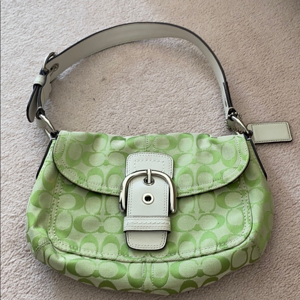 Coach Green Purse
